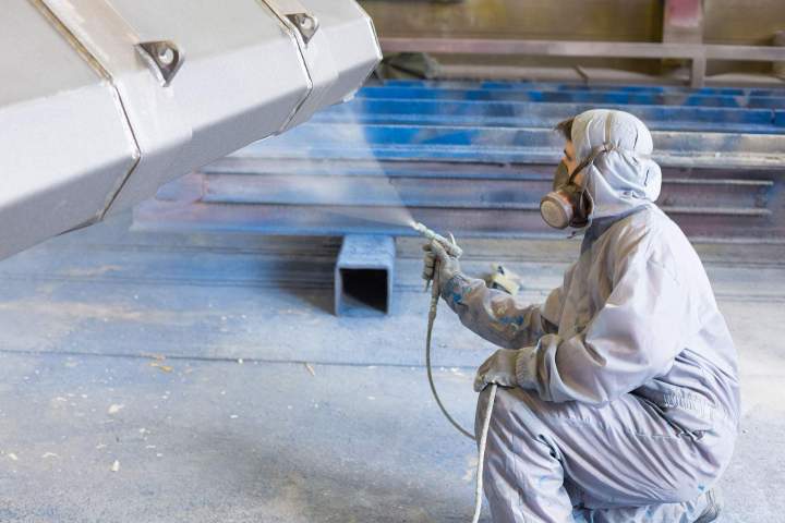 Service de peinture sur pièces industrielles Droue-sur-Drouette